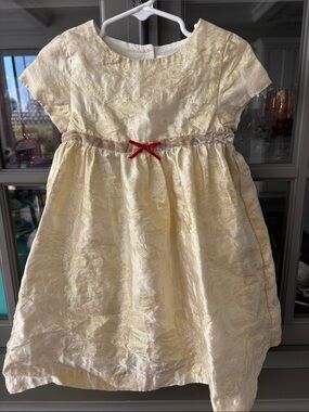 2T Patachou gold Christmas dress